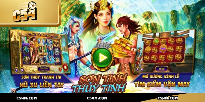 Trò chơi Sơn Tinh Thuỷ Tinh tái hiện cuộc chiến thần thoại đầy kịch tính