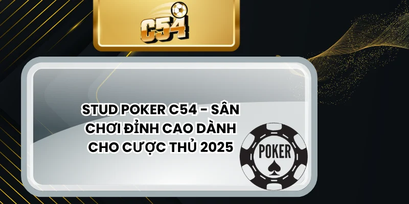 Stud Poker C54